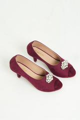 Peep Toe Court Shoes EL-129