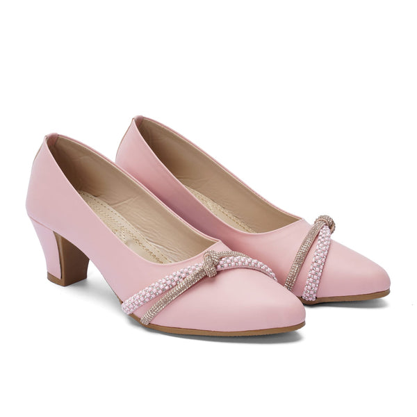 Pink Fancy Court Shoes EL-150